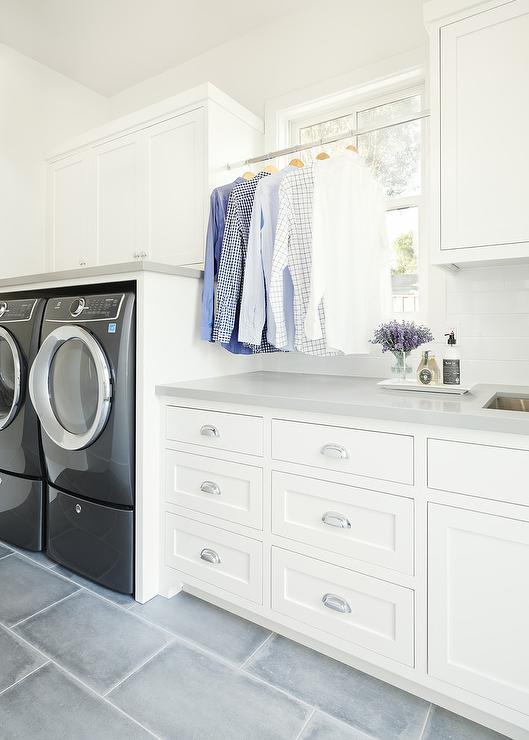 Hang Rail Laundry Room — Voepel Property Management